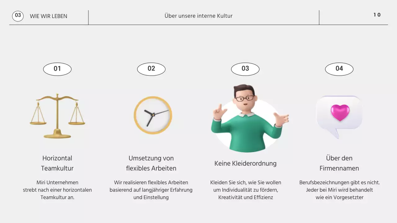 Monotone einfache 3D-Grafiken Corporate Newcomer Unternehmen Lebenshilfe