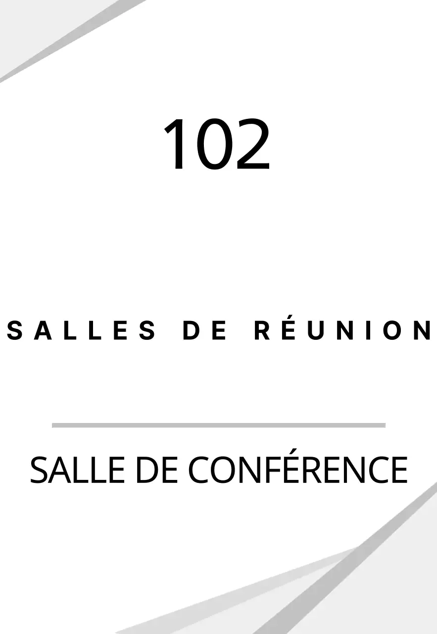 Panneau d'entreprise graphique blanc