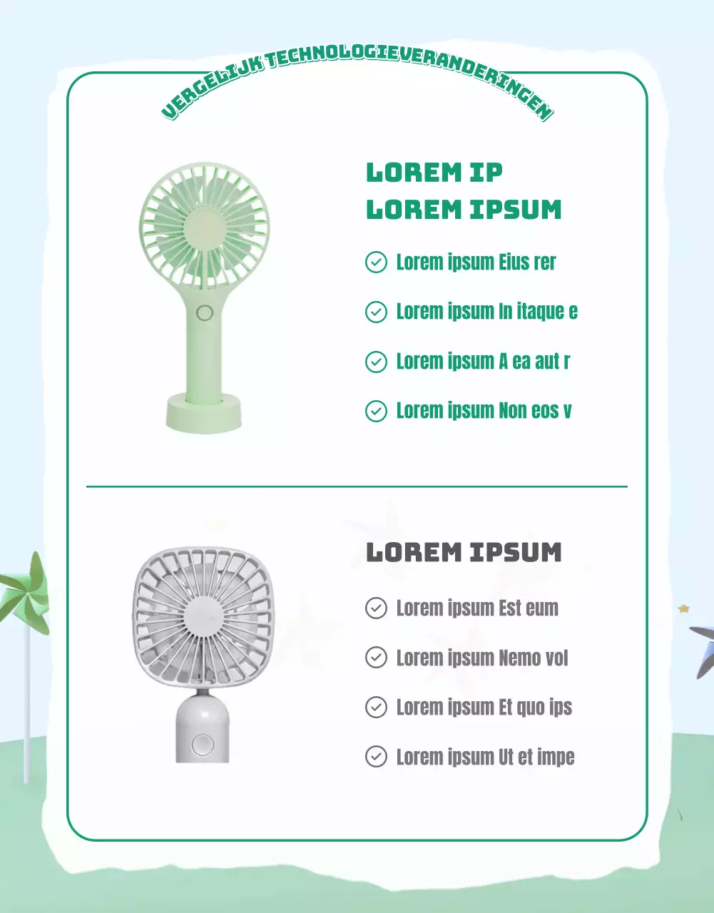 Hoe de groenblauwe zomer ventilator gebruiken voor comfort