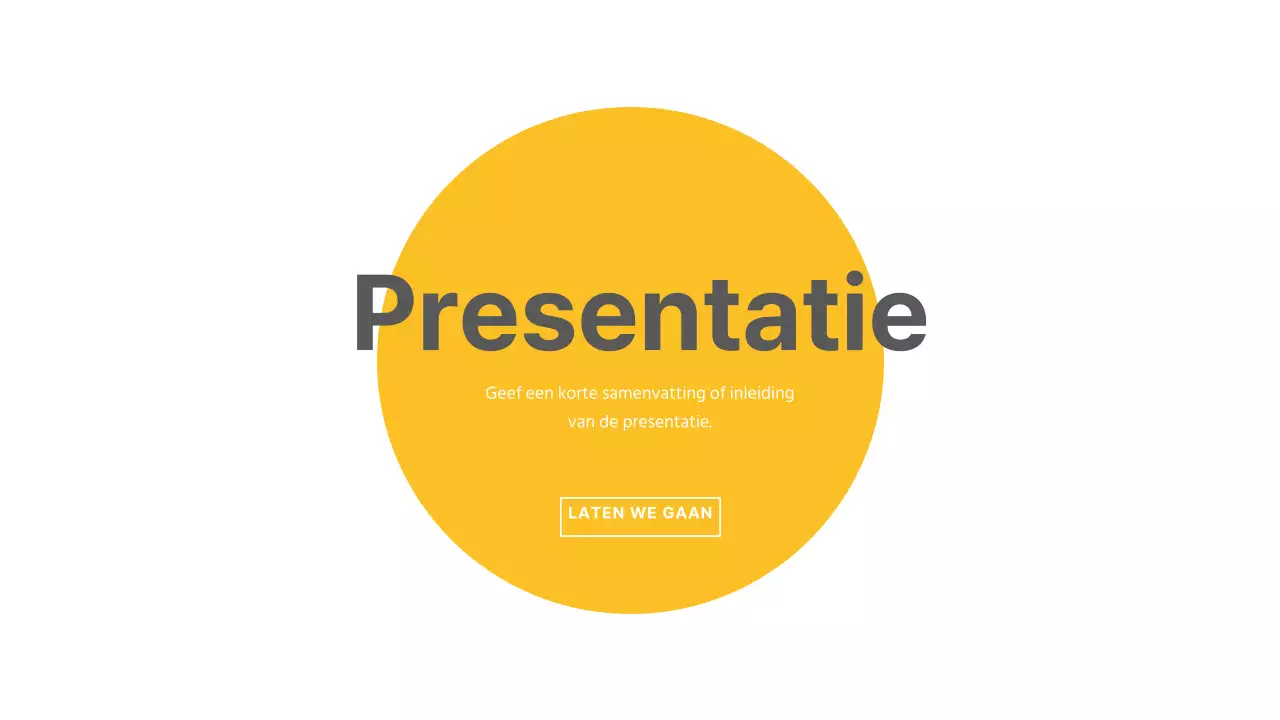 Eenvoudige presentaties