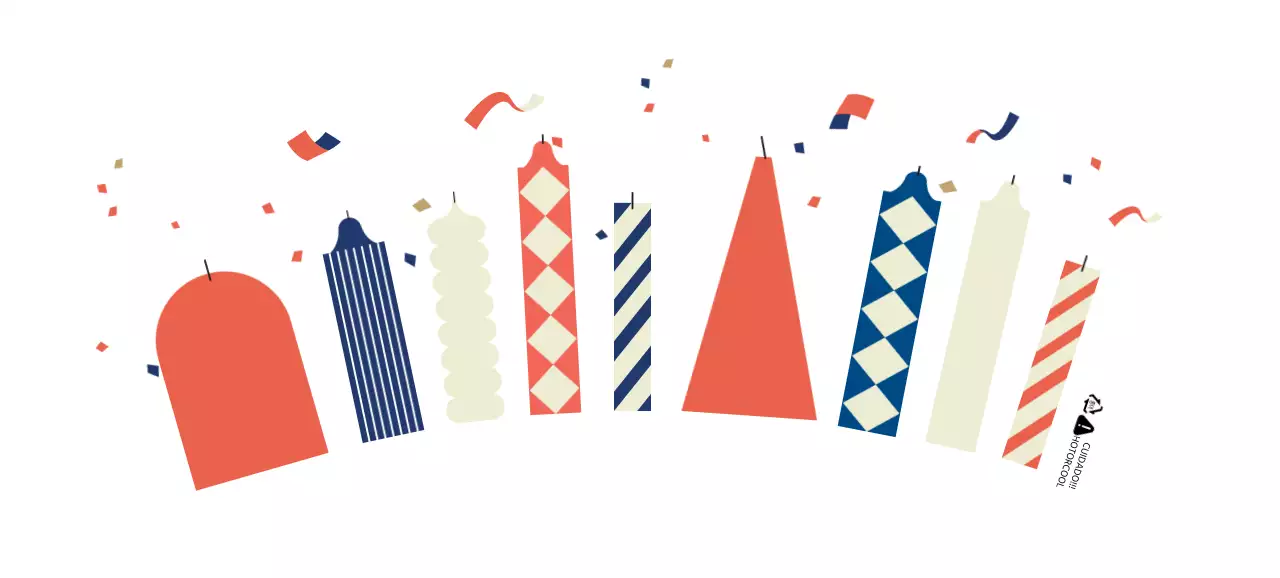 Copos de papel coloridos para festas