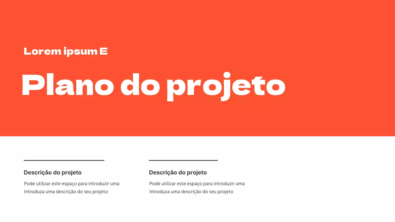 Apresentações limpas