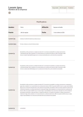 Publicidad marrón y sencilla