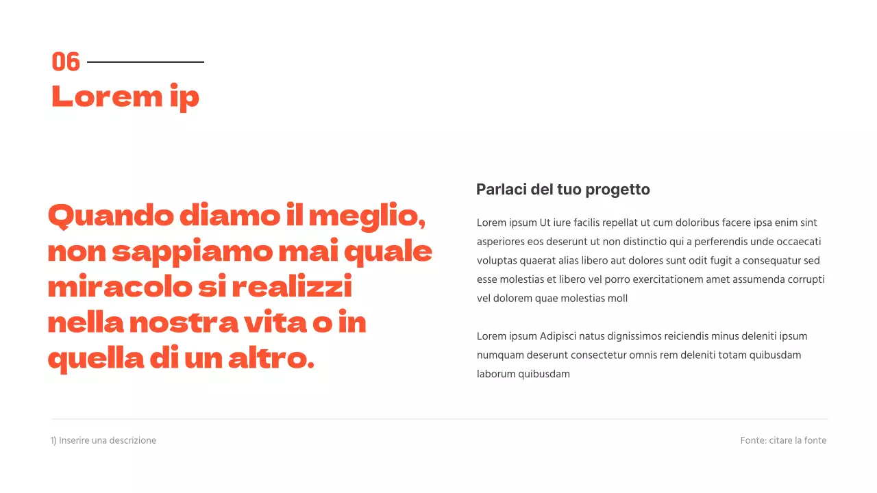 Presentazioni pulite