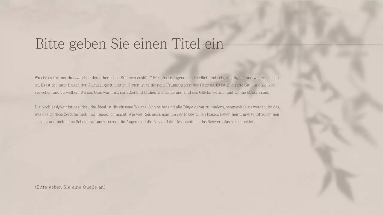 Emotionale Präsentationen