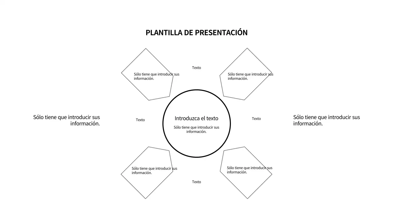 Formas negras sencillas
