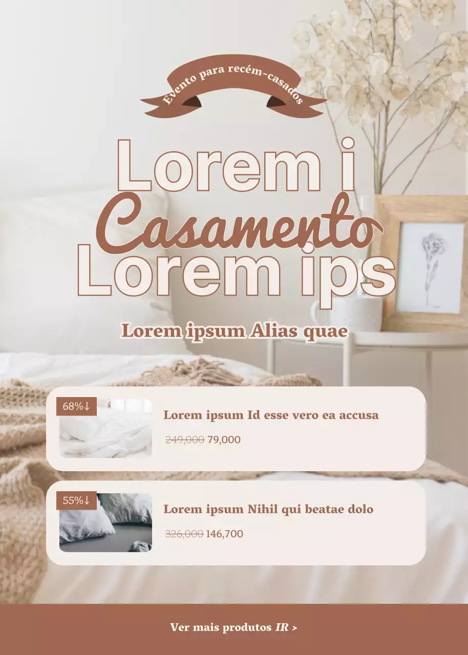 Roupa de cama de lua de mel bege e quente à venda
