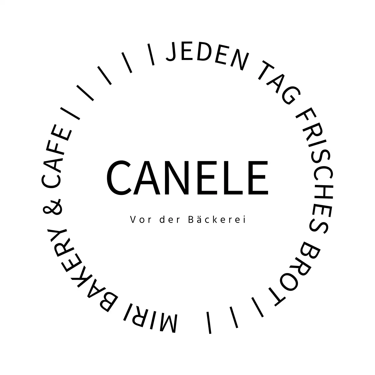 Weiß Moderne Bäckerei Aufkleber