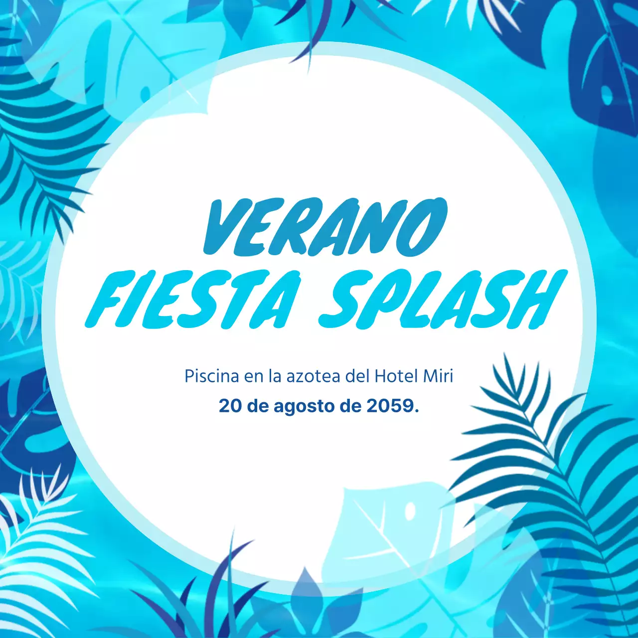 Fiestas en la piscina