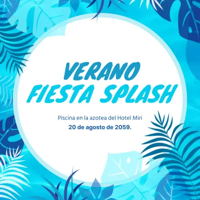 Fiestas en la piscina