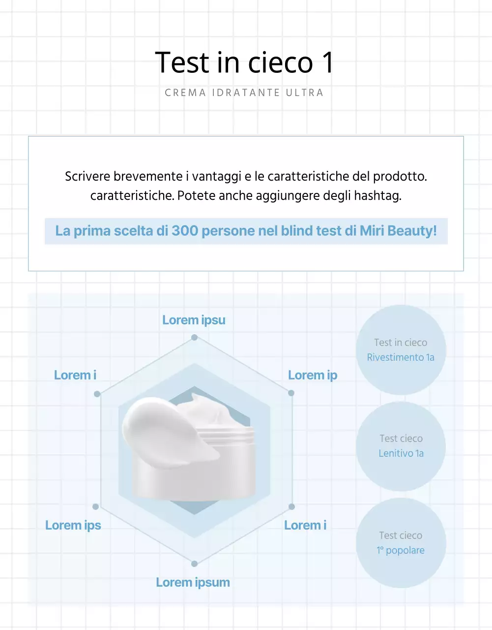 Pagina dettagliata dei cosmetici