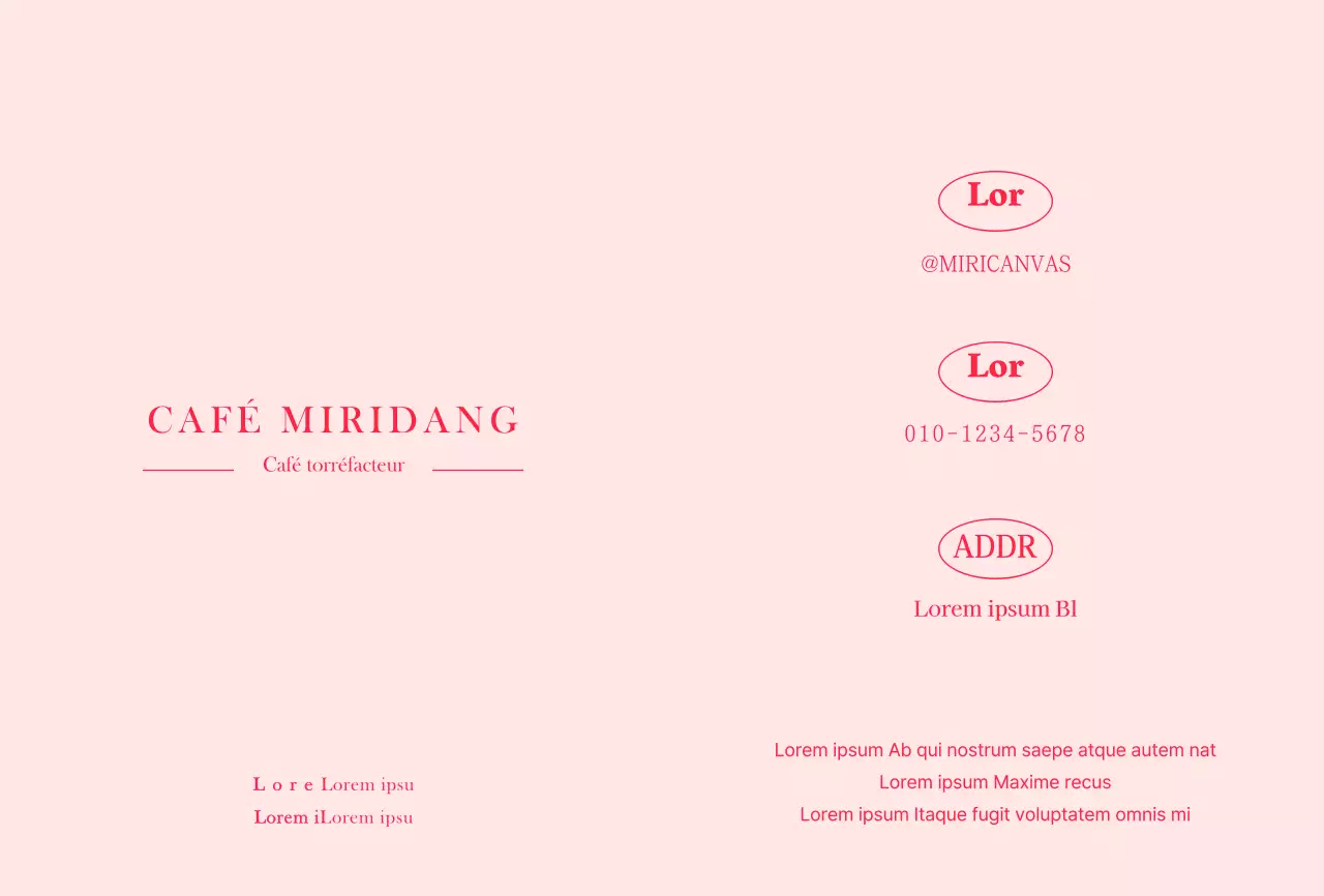 Promouvoir un café avec une photo émotionnelle en rose