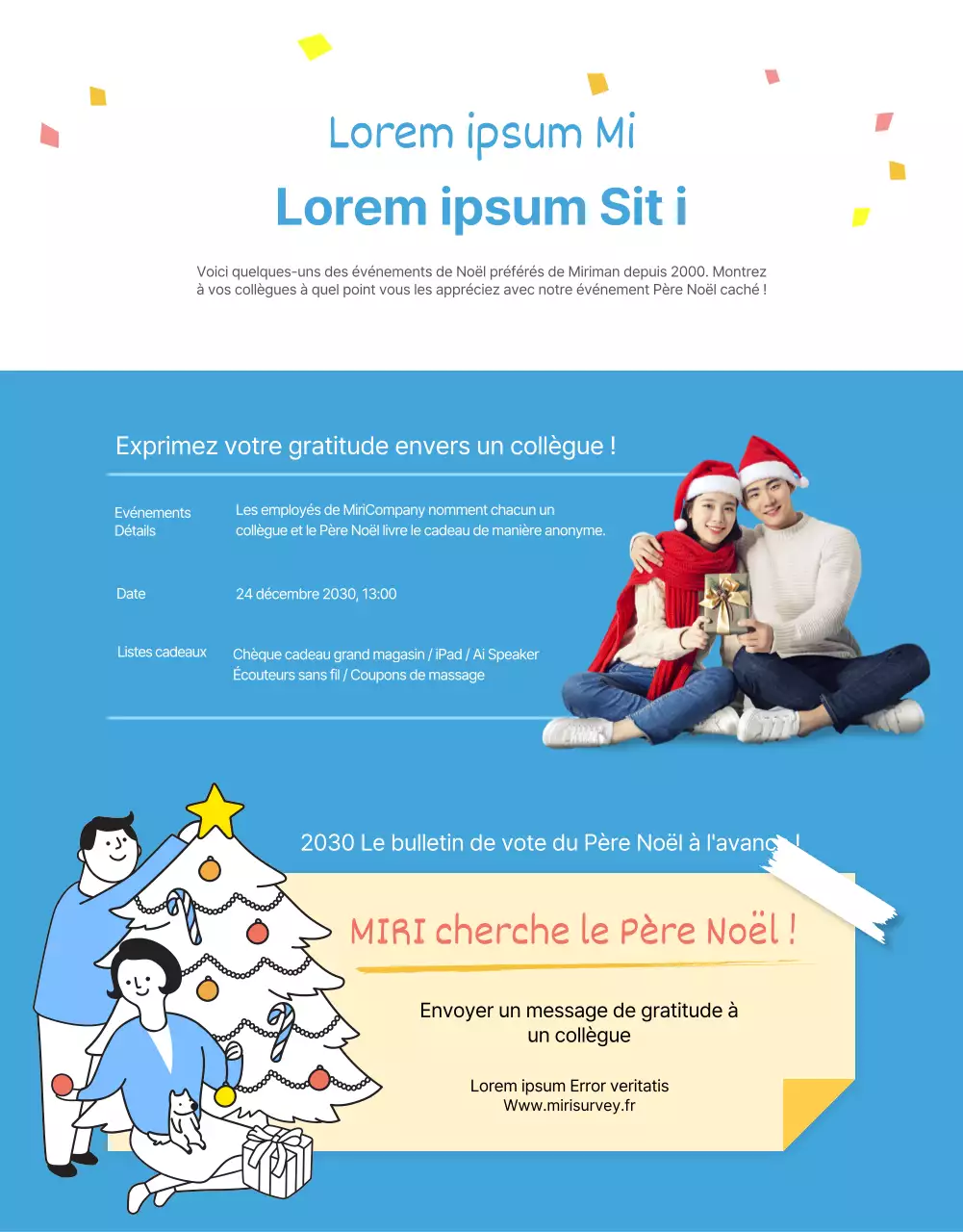 Lettre d'information sur la culture d'entreprise Blue Clean