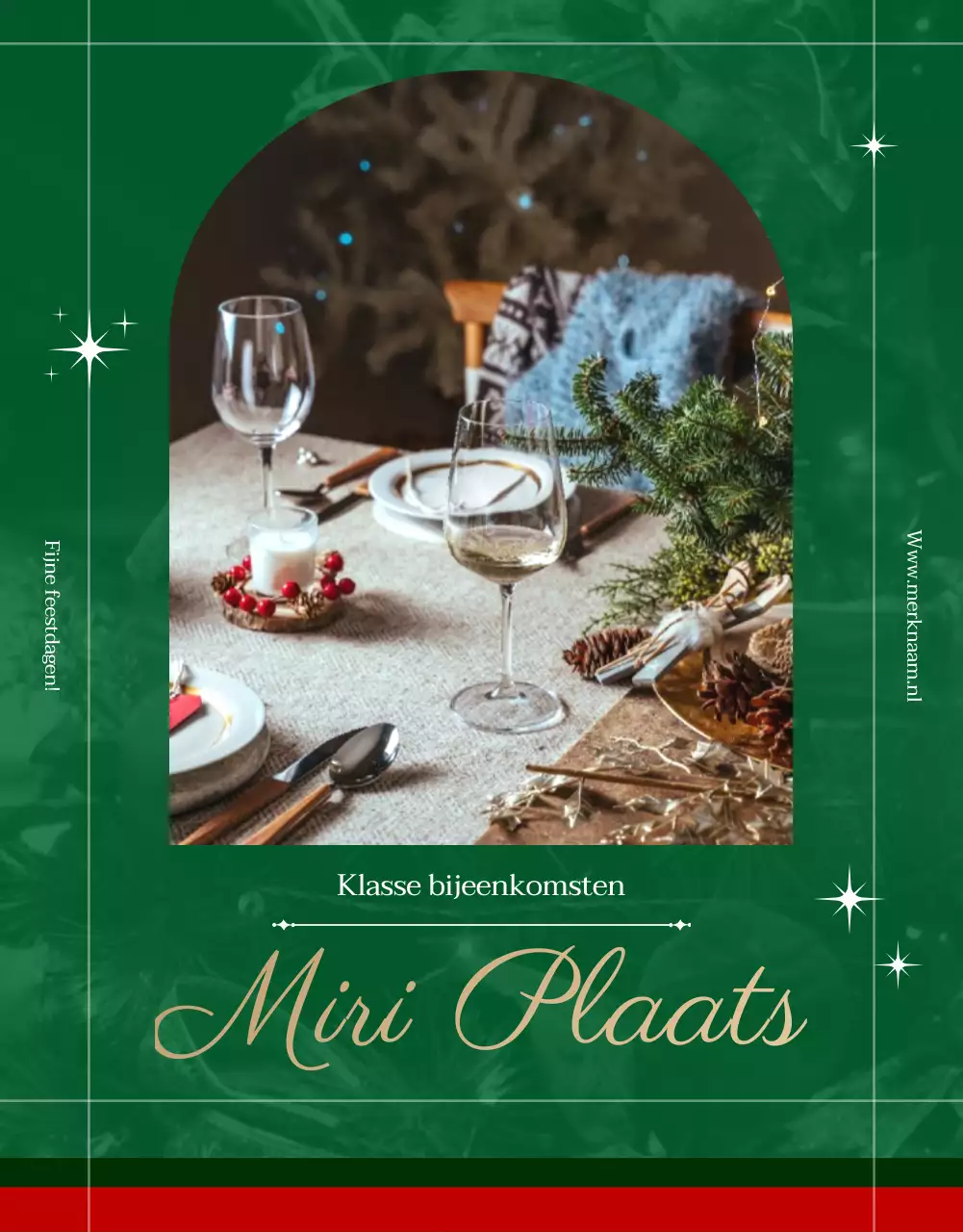 Verhuur van groene en rode ruimtes voor vakantiebijeenkomsten