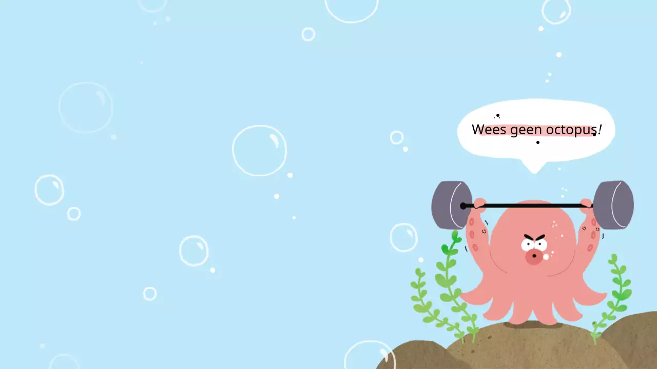 Vrolijk opSuper OctopusPC