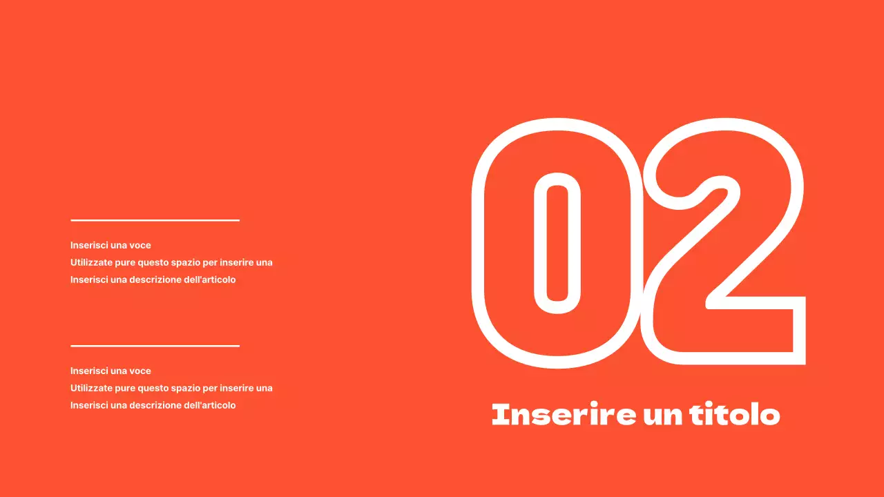 Presentazioni pulite