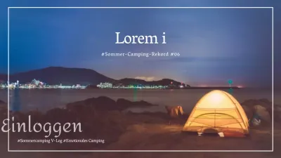 Emotionales Camping Sommer Camping Vlog Sommer Camping