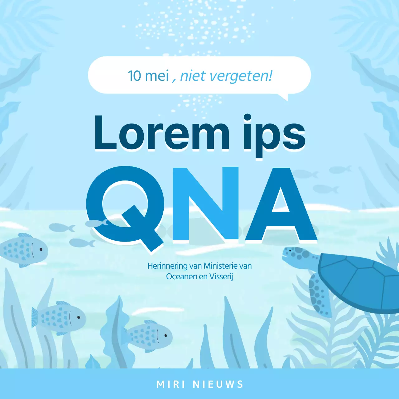 What's in the Sky Blue Sea Forest en Sea Food Day?