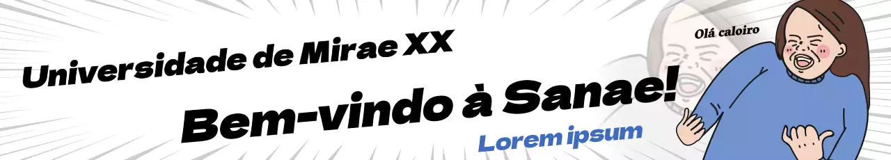 Conceito de boas-vindas a preto e branco ao estilo meme