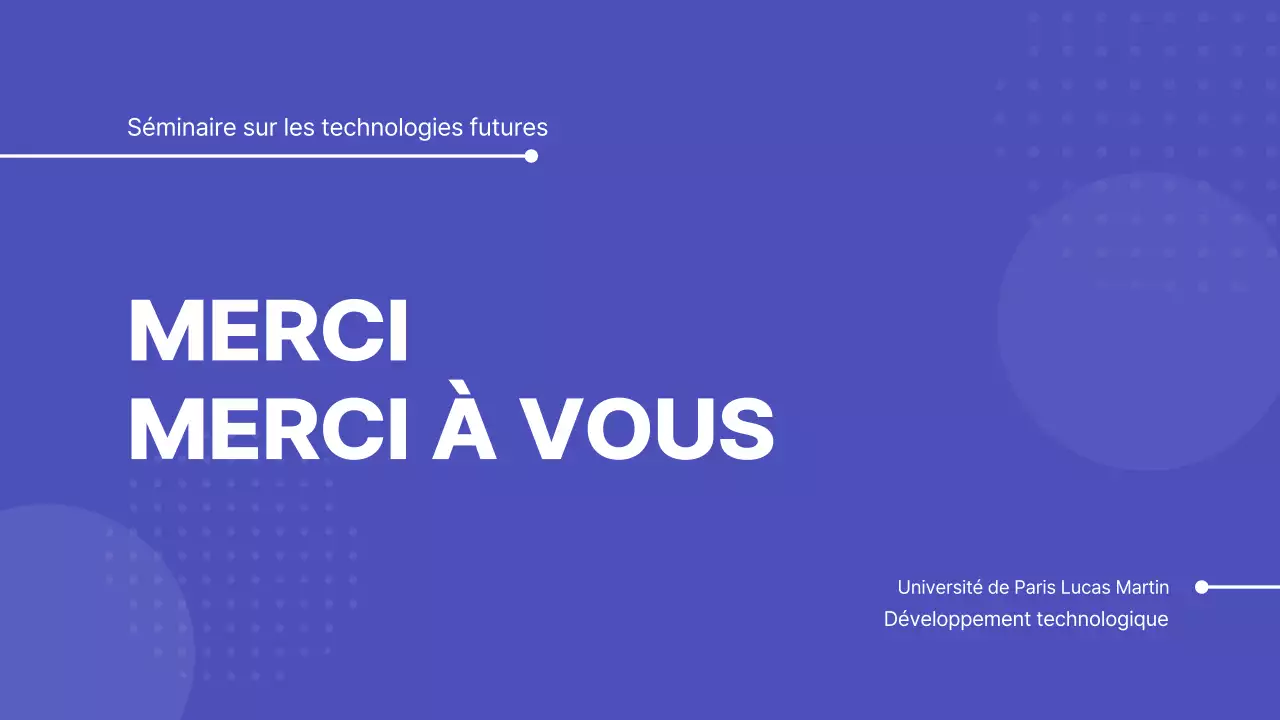 Présentations pour les séminaires