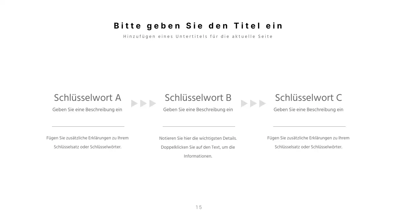 Saubere Präsentationen