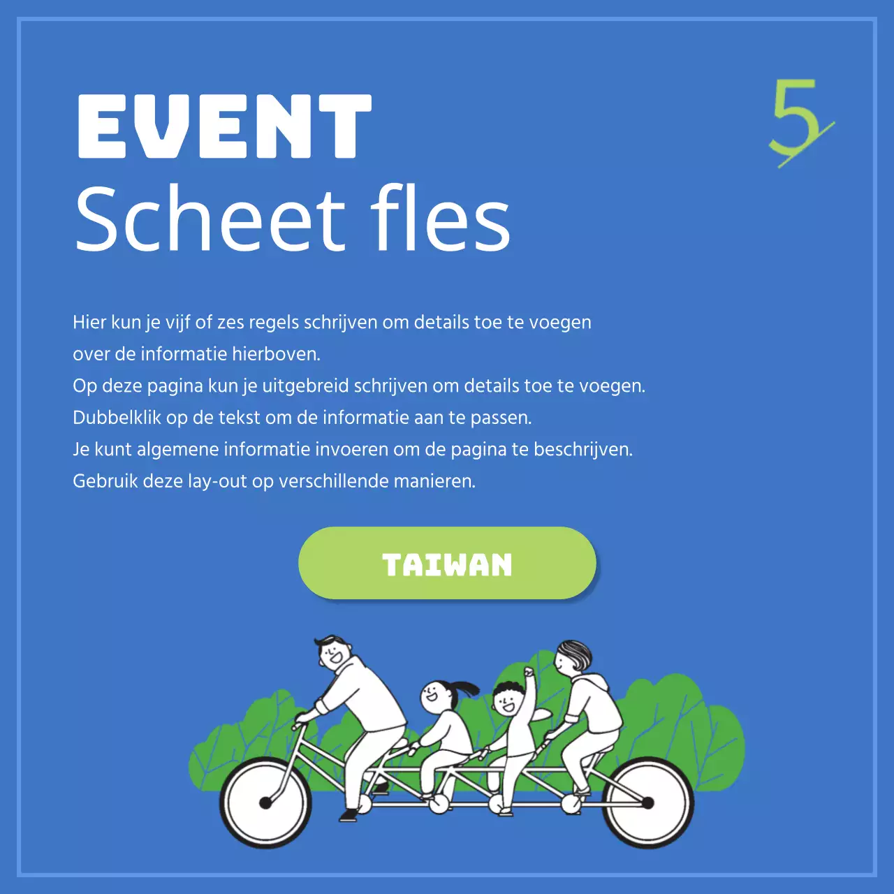 Blauw en groen voor de planeet CardNews