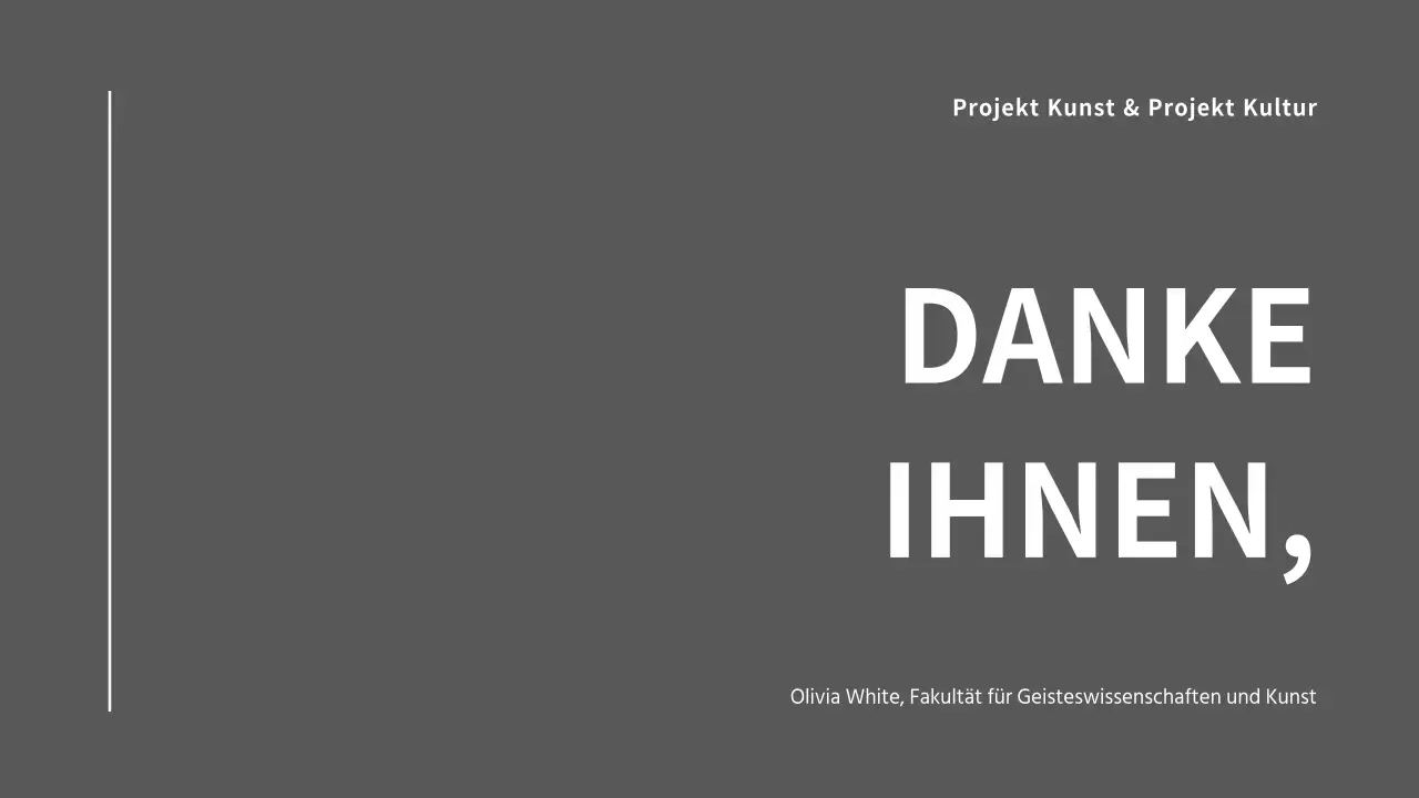 Prägnante Präsentationen