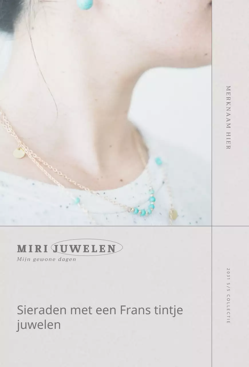 Een sentimentele sieradenwinkel in Warm Grey