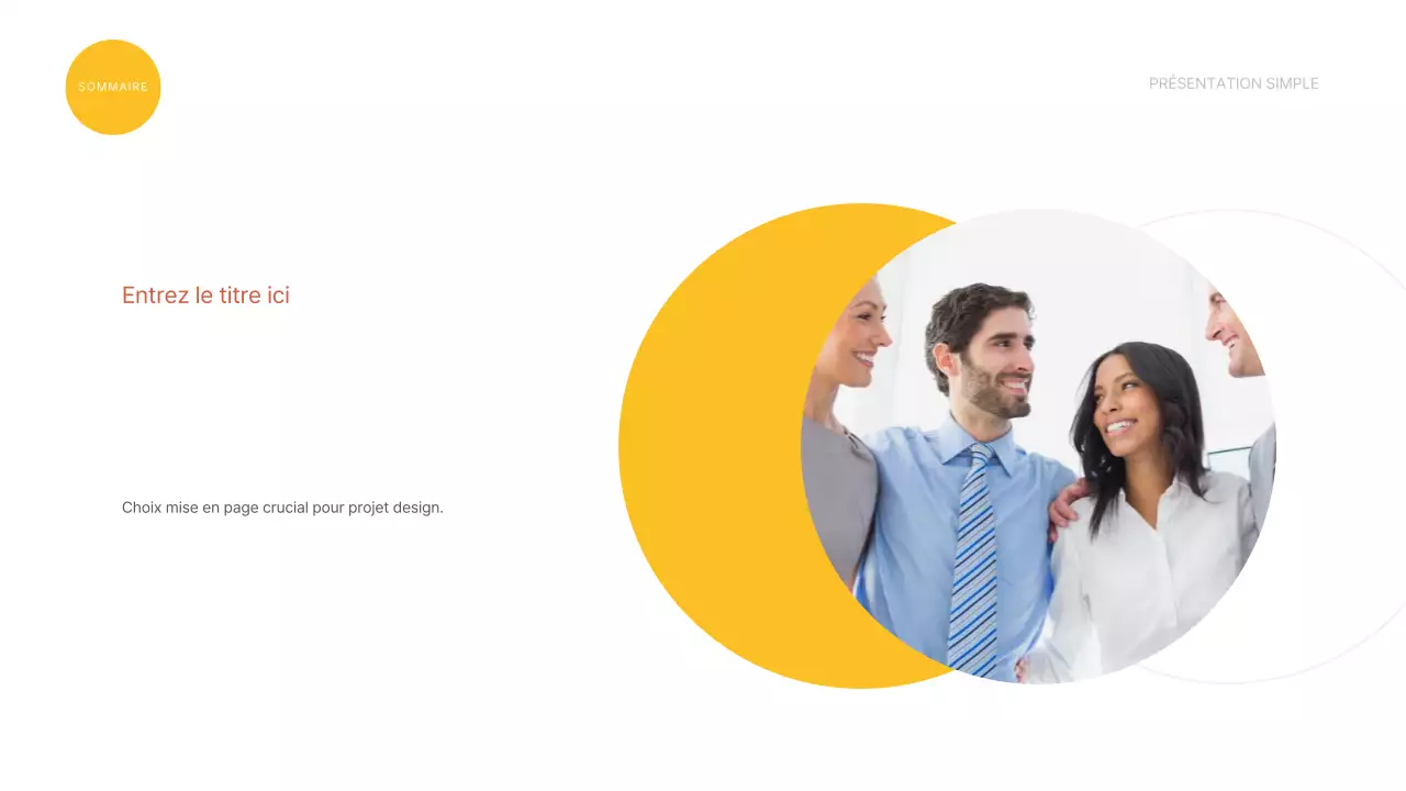 Présentations simples