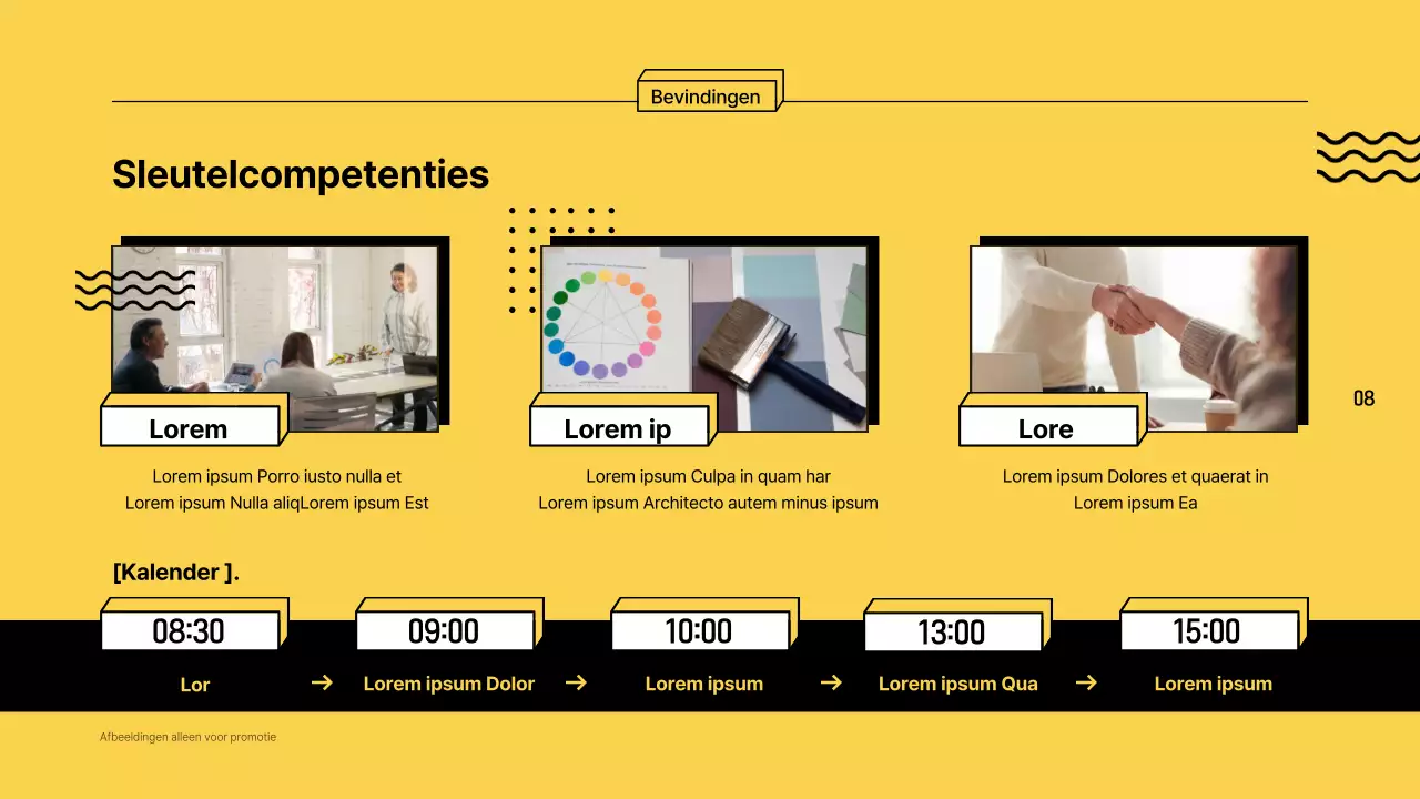 Kleurrijke, omrande loopbaanverkenningsrapporten