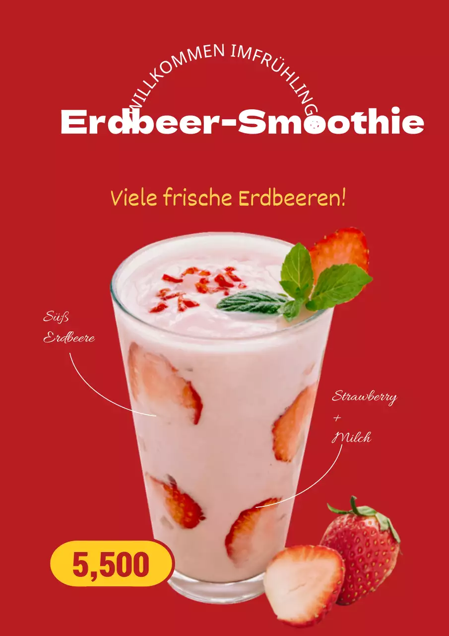 Erdbeer-Café
