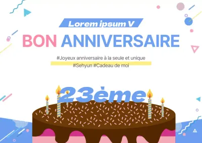 23e anniversaire