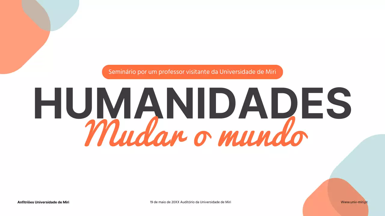 Apresentações para seminários