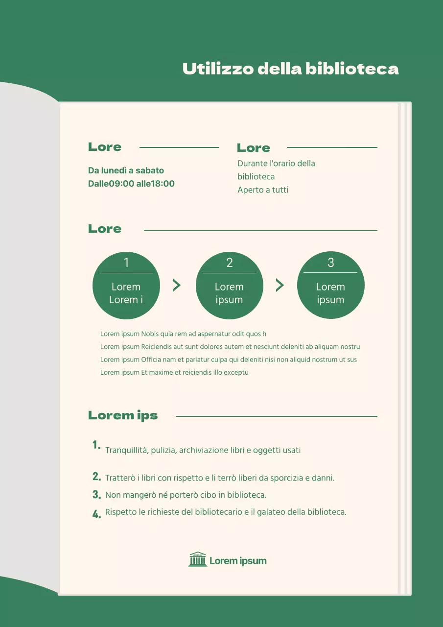 Una guida alla biblioteca verde e pulita