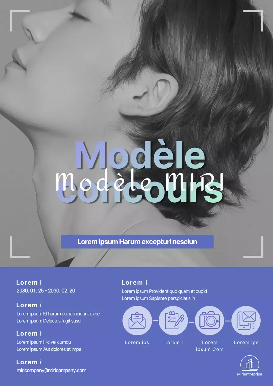 Annonce du concours de modèles mauves et simples