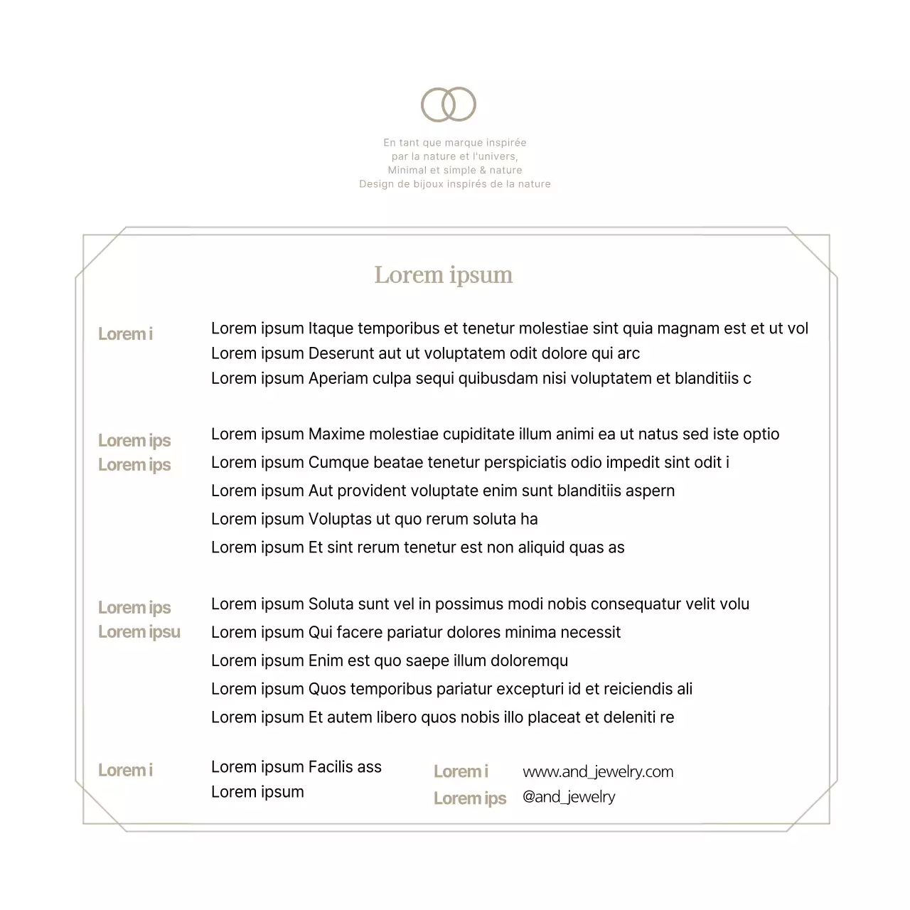 Carte postale Beige Luxurious Jewellery Buying Guide