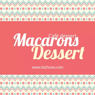 Dessert aux macarons