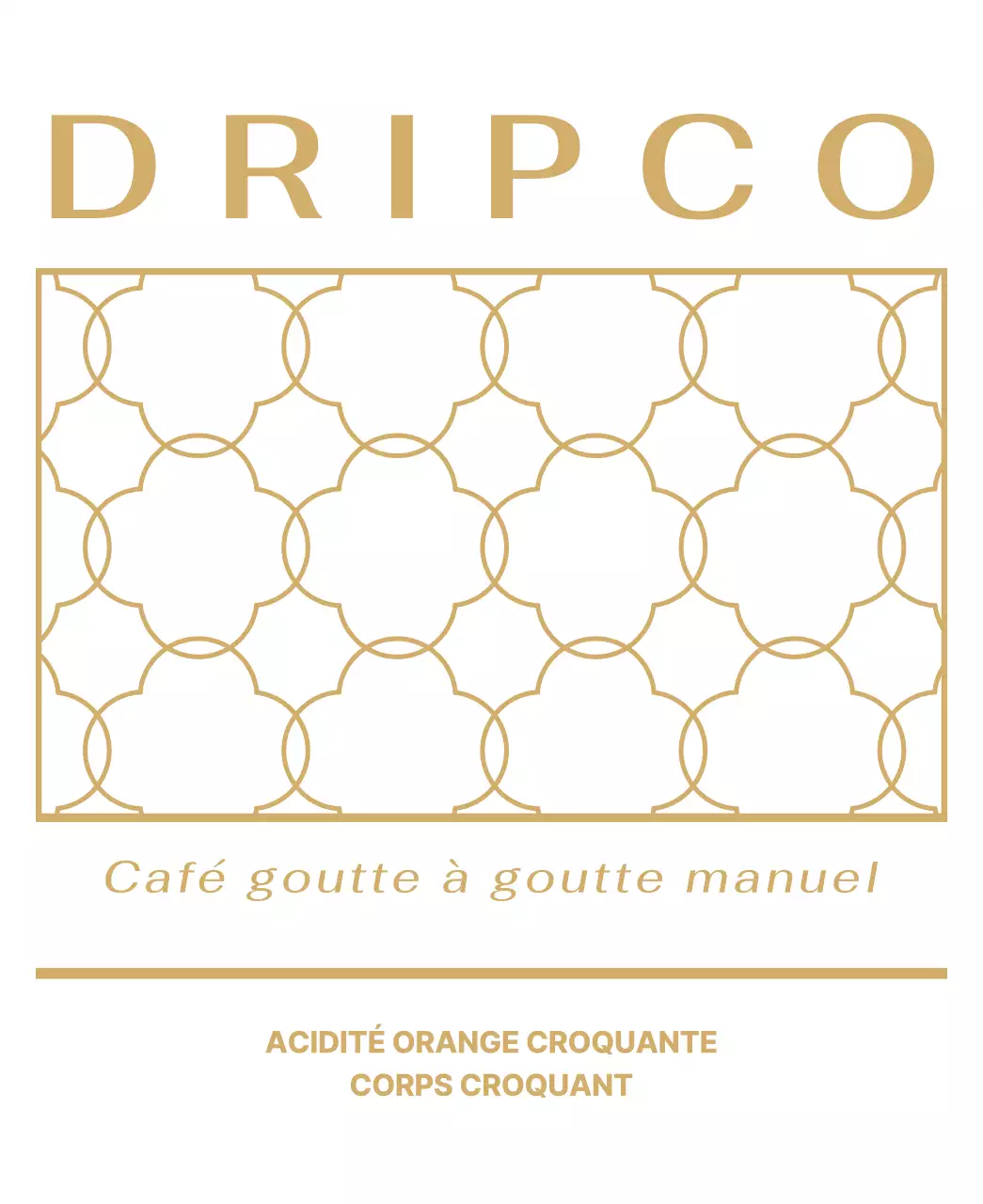 Design avec un motif de lignes dorées et noires