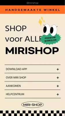 Promoot je handelsplatform met ivoor-oranje-zwarte linknotes