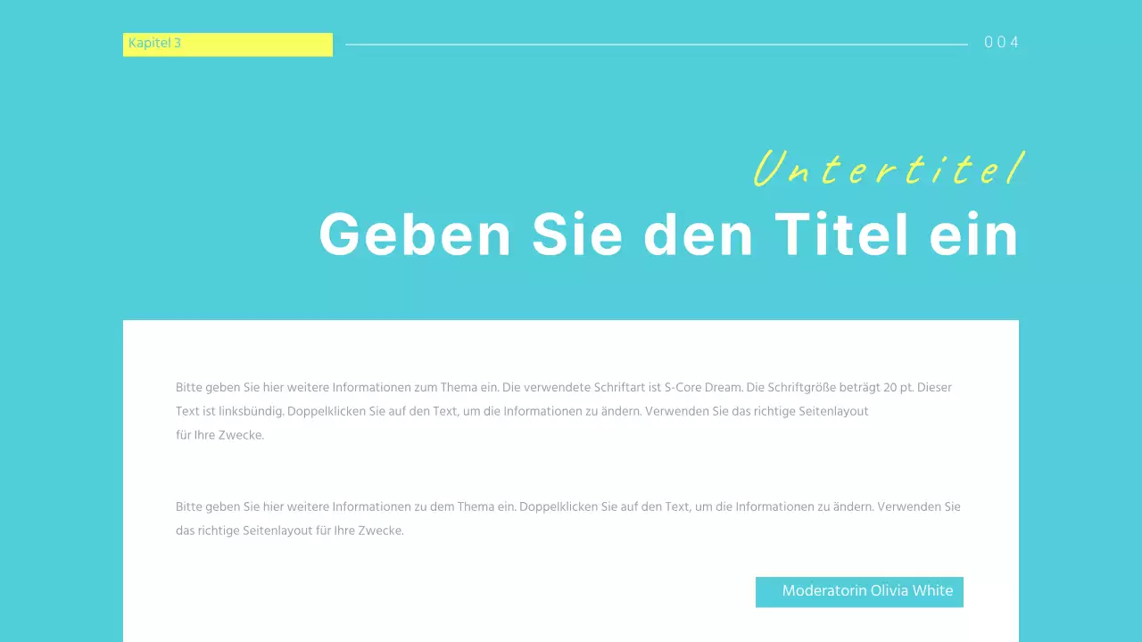 Knackige Präsentationen