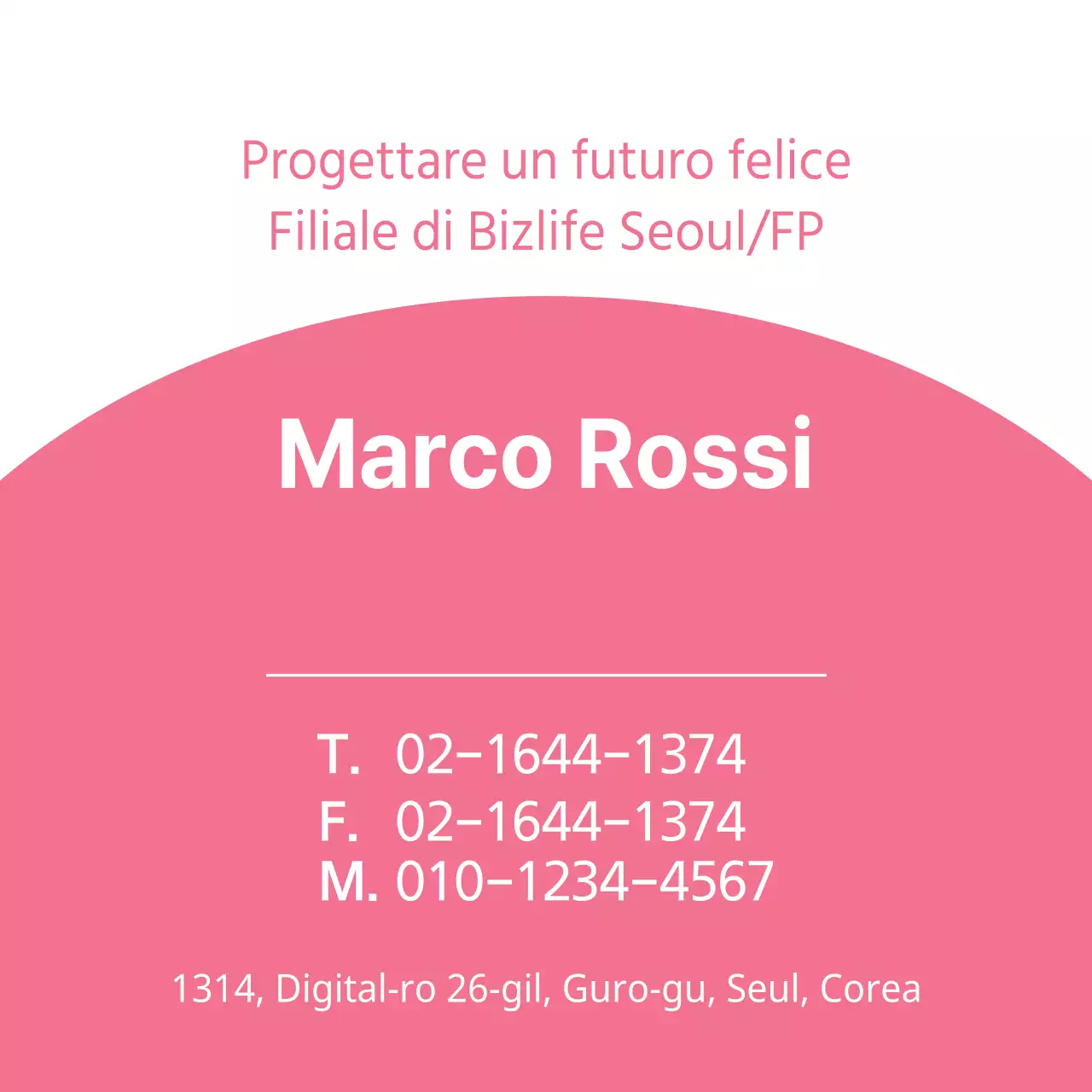 Felice futuro rosa
