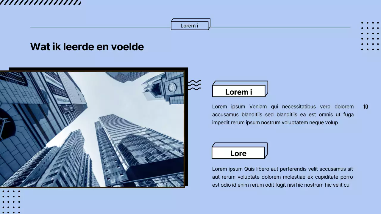 Kleurrijke, omrande loopbaanverkenningsrapporten