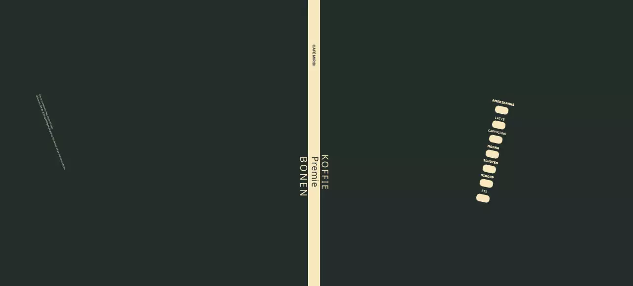 Zwarte Eenvoudige Lijnen Café Checklist