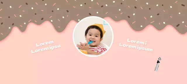 Rosa niedliche Eiscreme alles Gute zum Geburtstag Pappbecher