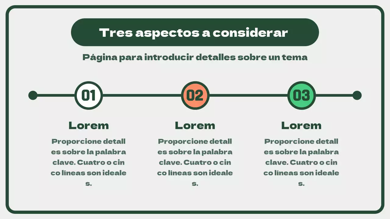 Bonita infografía verde TIMELINE