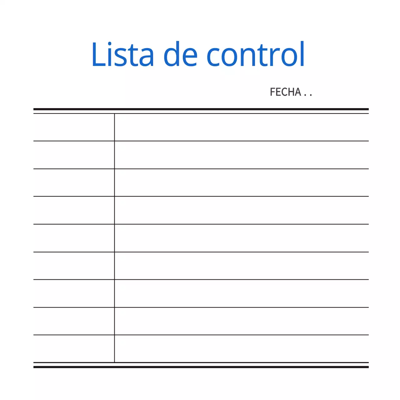 Lista de control