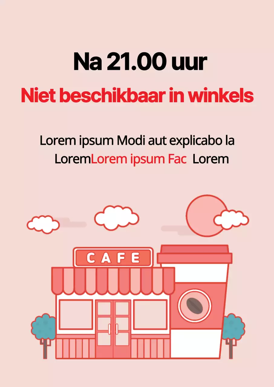 Rode Corona Store niet beschikbaar