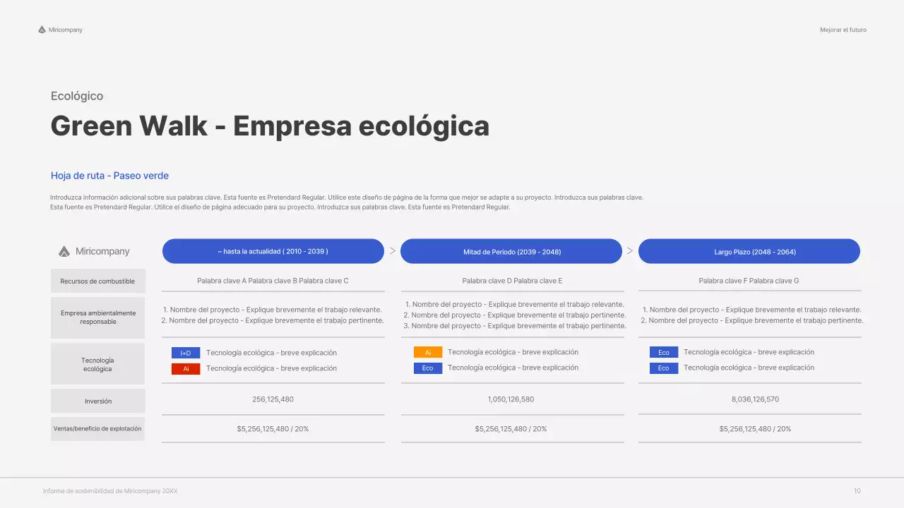 Informe ESG corporativo con un concepto rojo y colorido