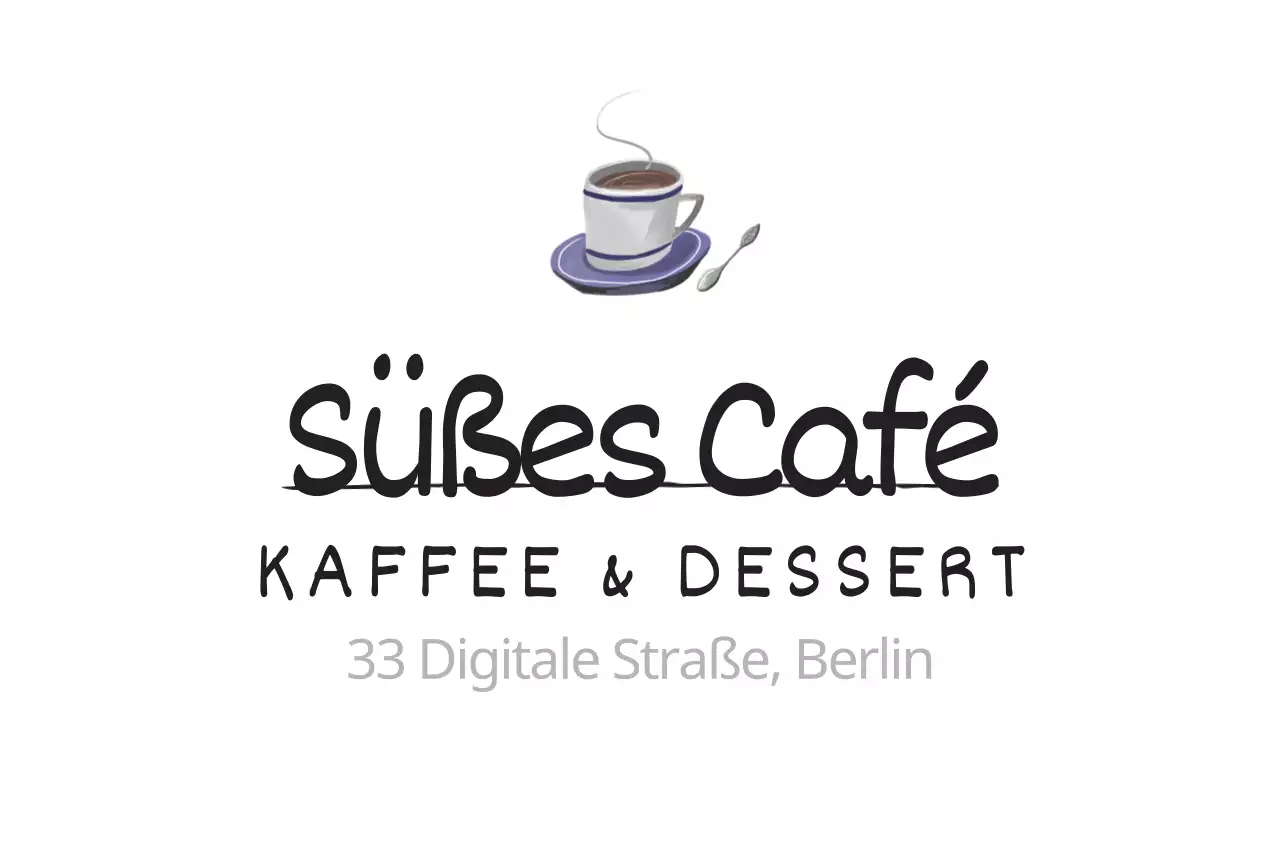 Süßes Cafe