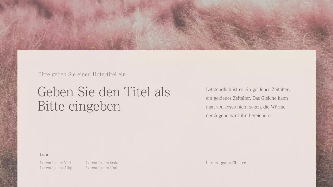 Emotionale Präsentationen